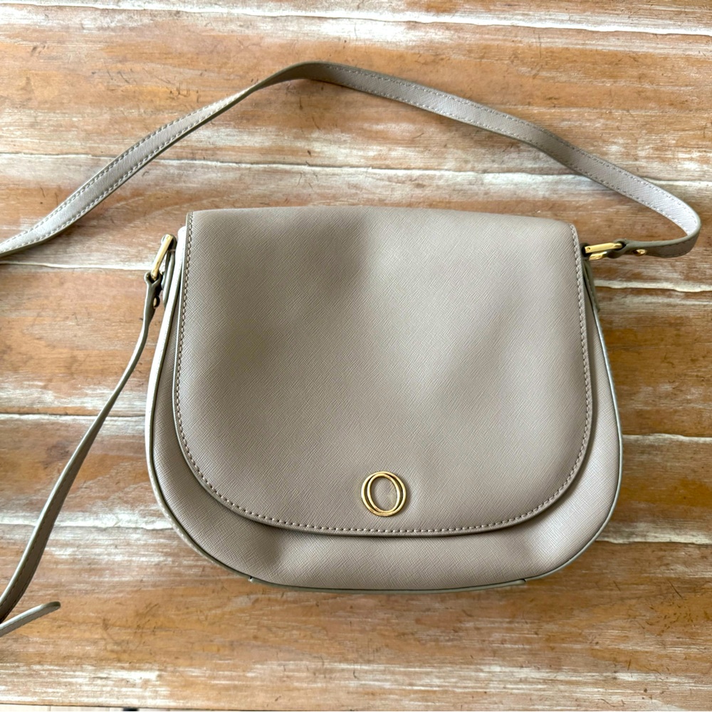 Oroton gray crossbody bag